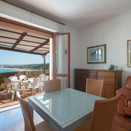 アパート 607 - Bellissimo Quadrilocale In Centro A Numana, Aria Condizionata, Portico, Vista Mare Spettacolare E Garage - Spiaggia White Beach Club Omaggio Dal Lun Al Ven Dal 24-08 ヌマーナ